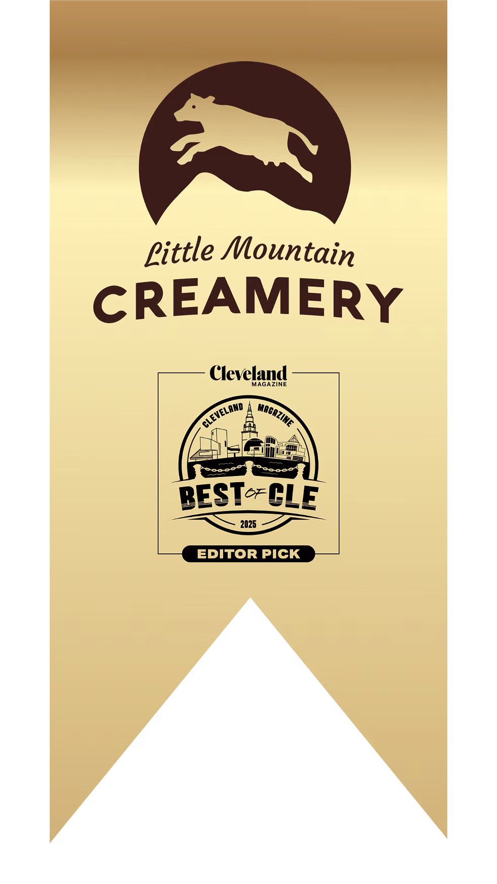 Cleveland Magazine Best of CLE 2025 — Editor's Pick award ribbon